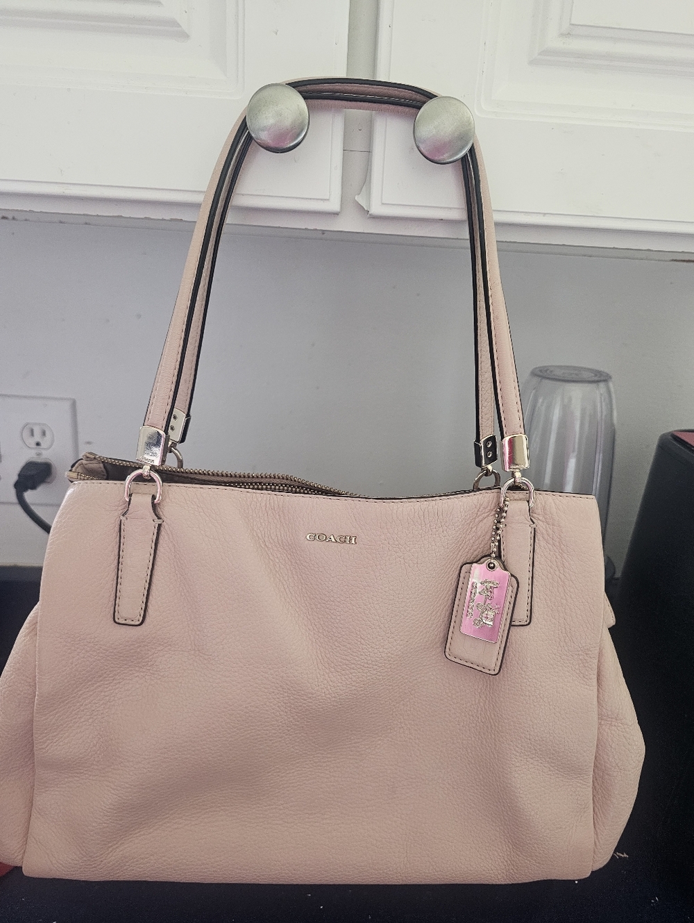 Coach Madison Cafe Carryall In Soft Pink 27869
